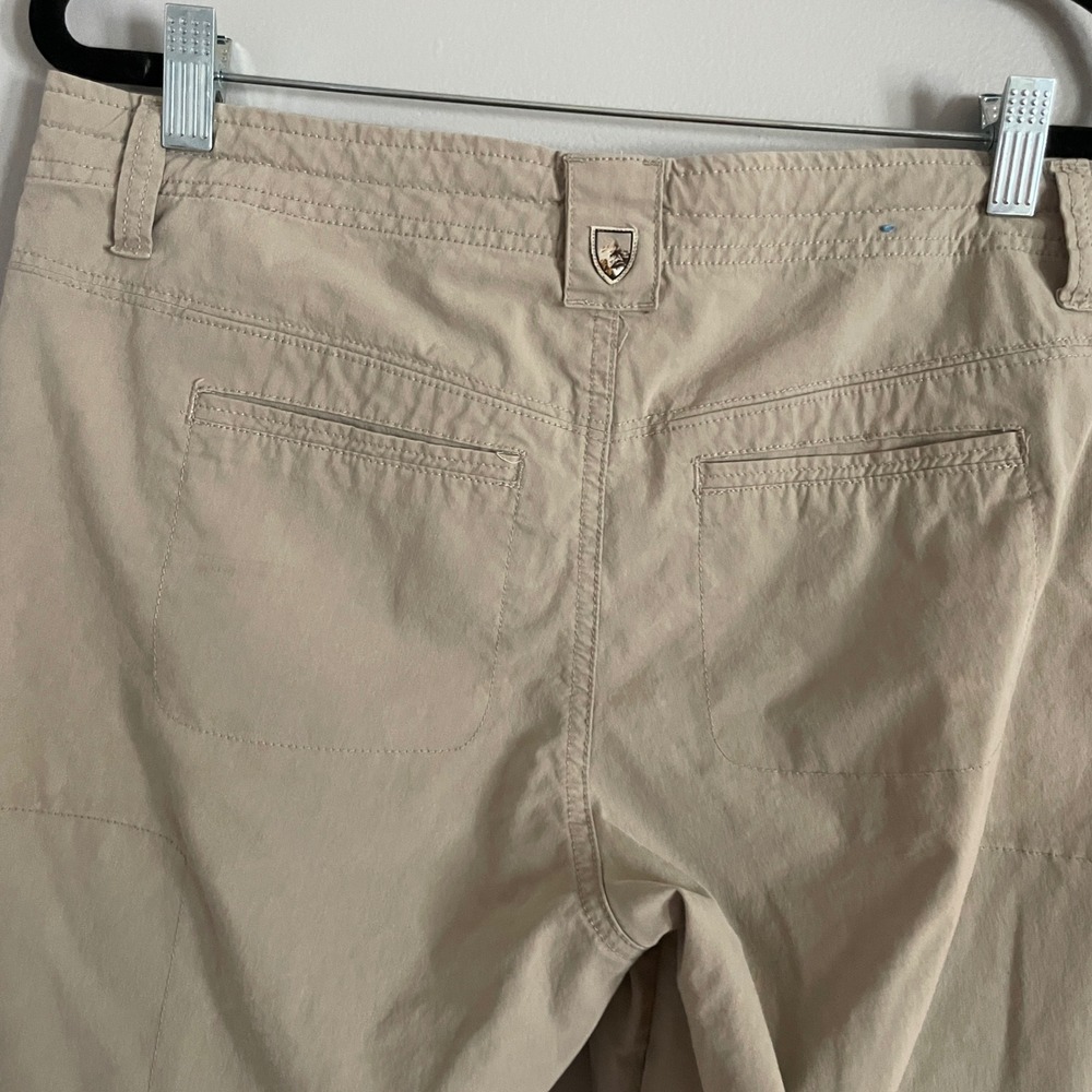 Kuhl Splash Roll-Up Pants Womens 8 Reg‎ Tan Hiking Utility Gorpcore - Picture 12 of 14